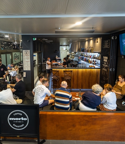 Customers dining at Smokin' Joe's Pizza Bar Ashgrove