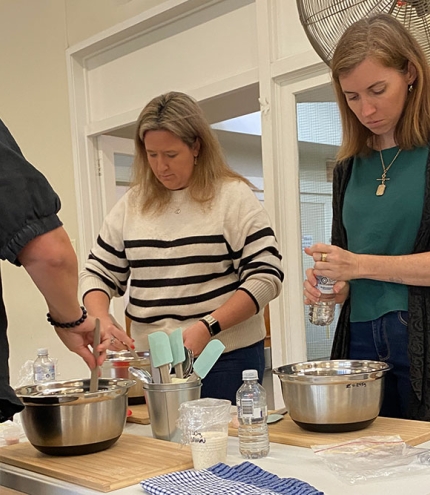making sourdough bread