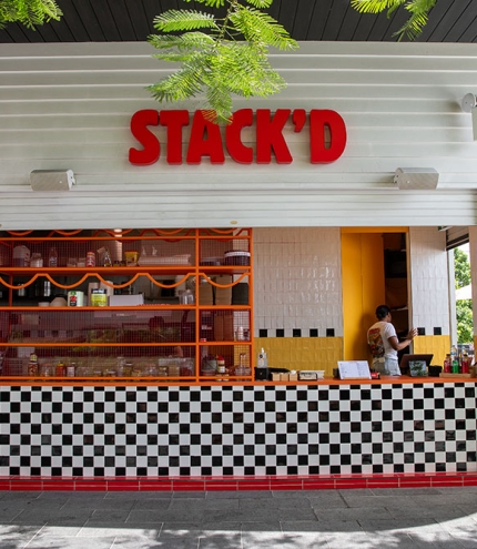 Counter Area at Stack'd - Woolloongabba