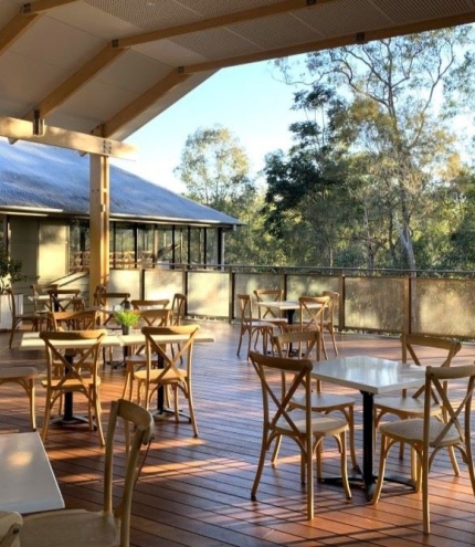 Deck at Walkabout Creek Cafe 