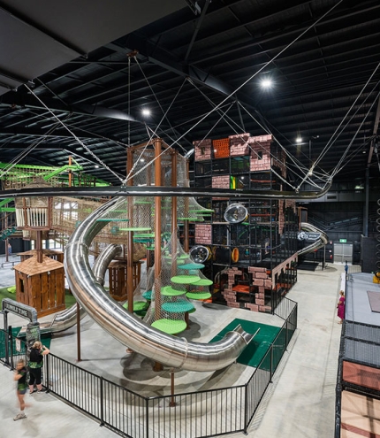 Interior of Jungle Adventure Play