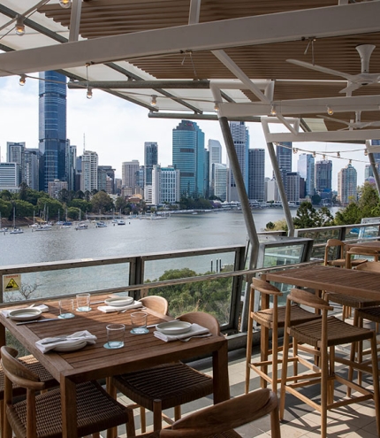 Deck on Joey's Brisbane Kangaroo Point