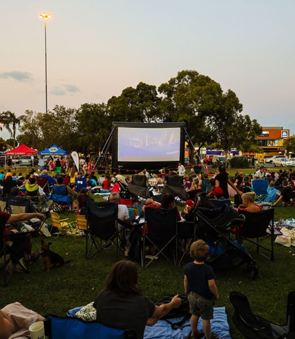 Outdoor Cinema in the Suburbs Brisbane