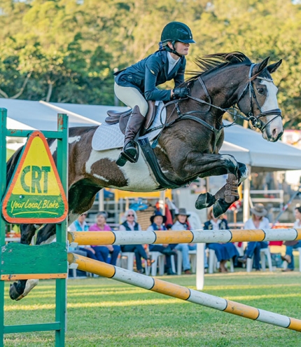 horse jumper at Brookfield Show