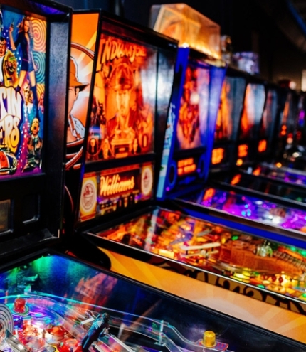 Pinball machines at 1Up Arcade Woolloongabba