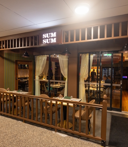 Exterior of restaurant