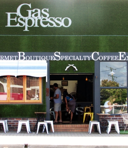 Gas Espresso shop front in Sherwood
