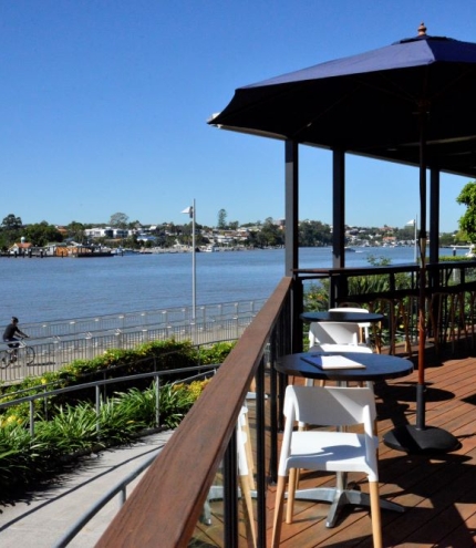 Riverviews from Barko & Co cafe Teneriffe
