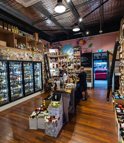 Interior of Barrels & Stills