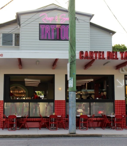 Exterior of Cartel Del Taco, Hawthorne 