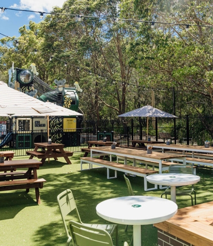 Beer garden at Koala Tavern
