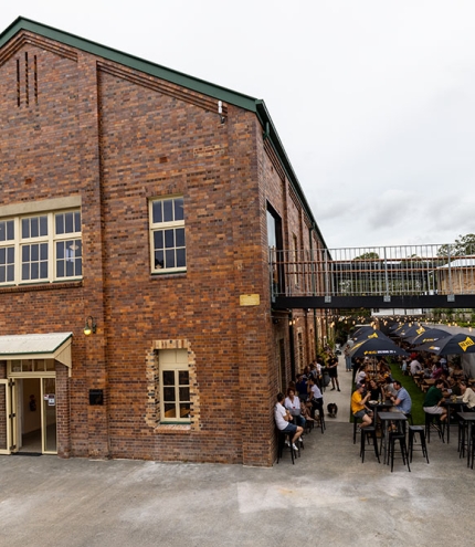 Exterior facade of Revel Brewing Co