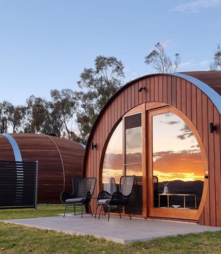 Barrel view cabin Scenic Rim