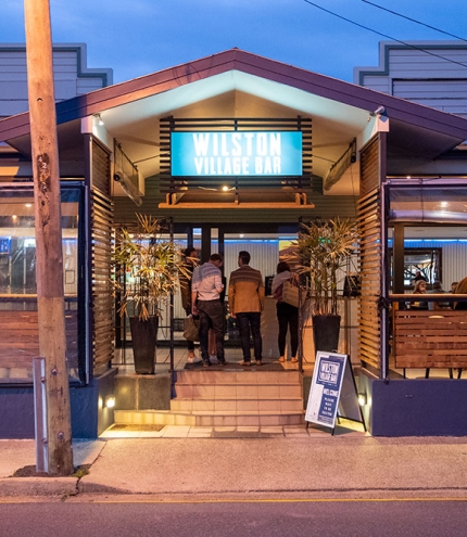 Exterior facade of Wilston Bar