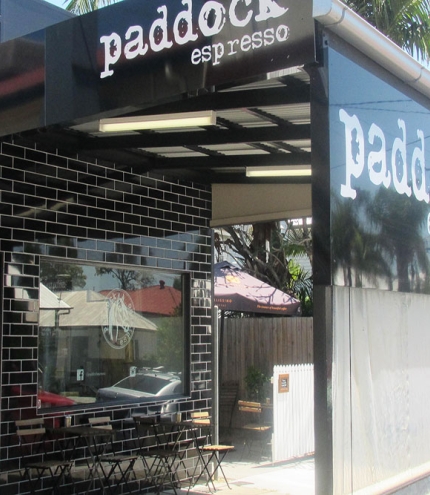 Paddock Espresso shop front 