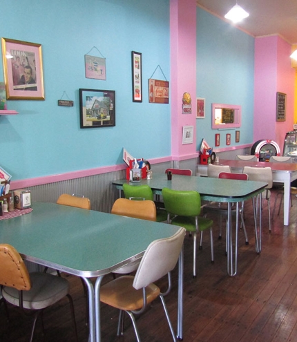 Interior of Retro Diner Ipswich