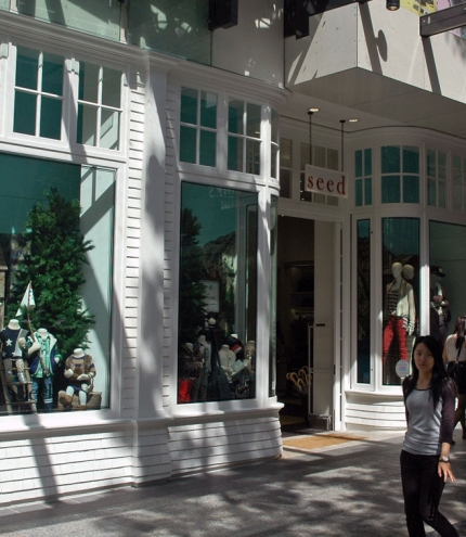 Seed Brisbane clothes shop in Queens street mall.