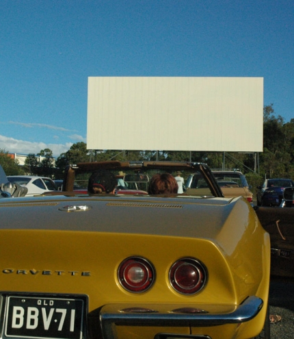 Car parked at Yatala Drive In