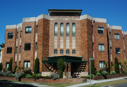 Coronet Court building in New Farm