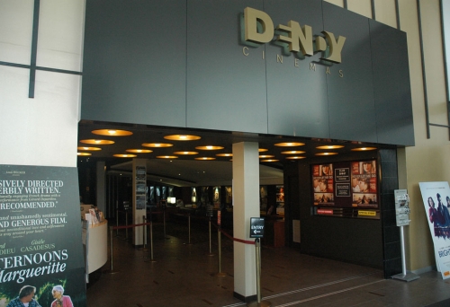Entrance to the Dendy Cinemas Portside in Hamilton