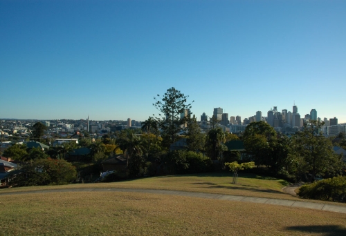 District views from Highgate Hill Park 