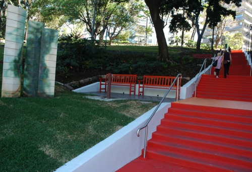Jaccob's Ladder stairs in King Edward Park Wickham Tce Brisbane