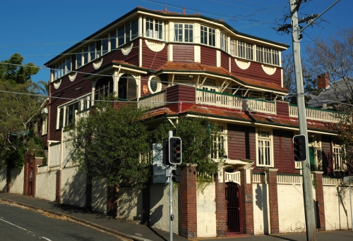 La Scala house on the Corner Brunswick and Harcourt Streets.
