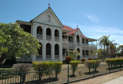 Mount Carmel Convent building and garden in Wynnum