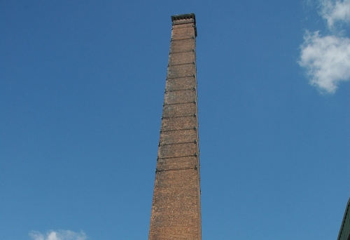 Top of Newmarket Brickworks Chimney 