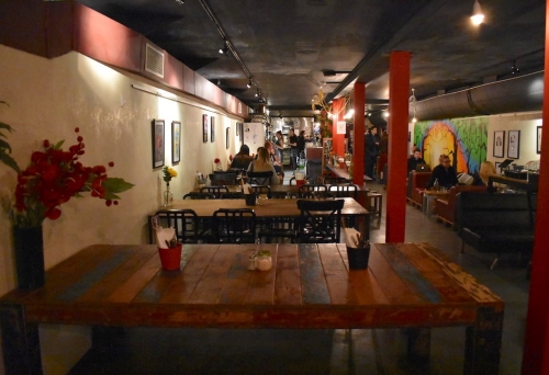 Brew Wine Bar interior laneway
