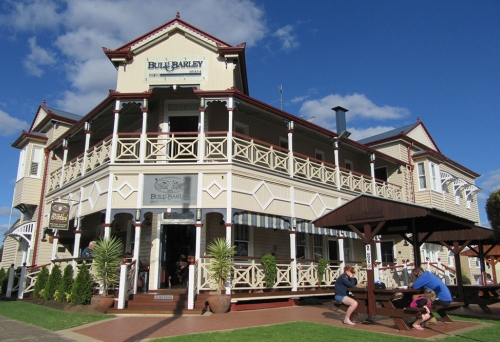 Exterior of the Bull and Barley Inn Cambooya
