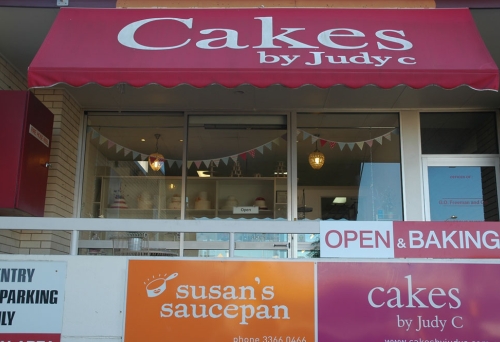 Shop front of Cakes By Judy C Ashgrove 