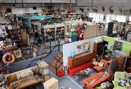Interior of Camp Hill Antique Centre 