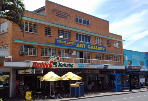 Comino’s Arcade building in Redcliffe.