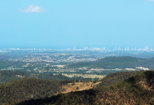 View from Eagle Height Mountain Resort, Mt Tamborine