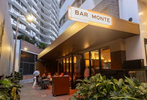 Laneway entry to Bar Monte