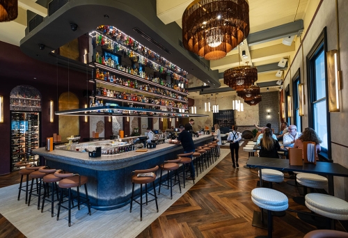 The Tax Office GPO, Fortitude Valley interior bar