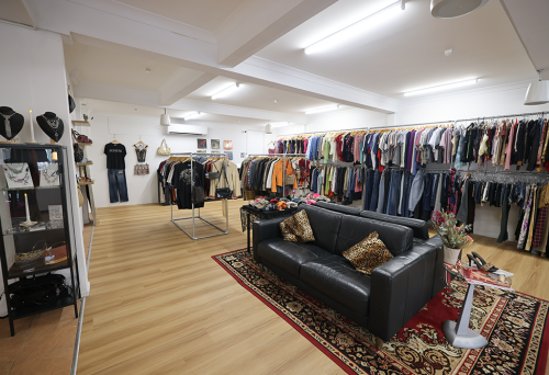 Interior of store