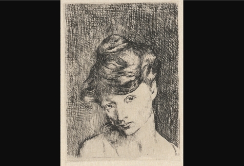 Pablo Picasso / Téte de Femme: Madeleine (from 'La Suite des Saltimbanques' series) 1905