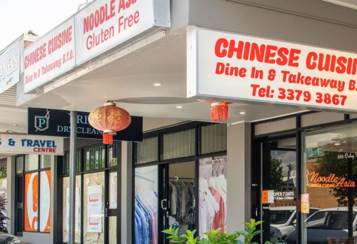 Front of Chinese Cuisine Noodle Asia