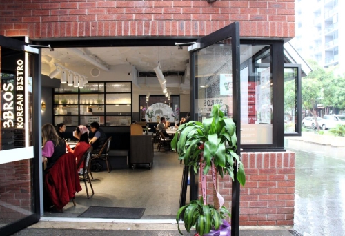 Entrance to 3Bros Korean Bistro 