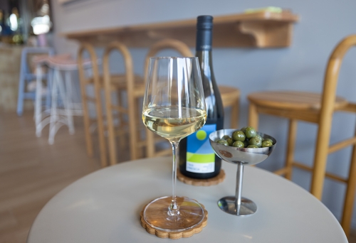 Wine and olives