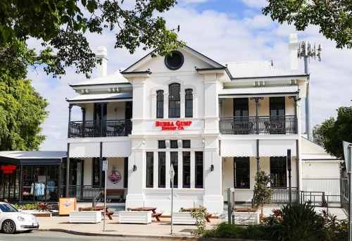 Facade of Bubba Gump Shrimp Co Sandgate