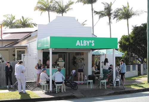 Outside of Albys 