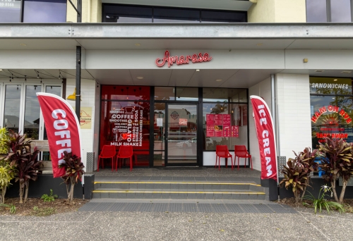 Entrance to Amoroso Gelateria Paddington