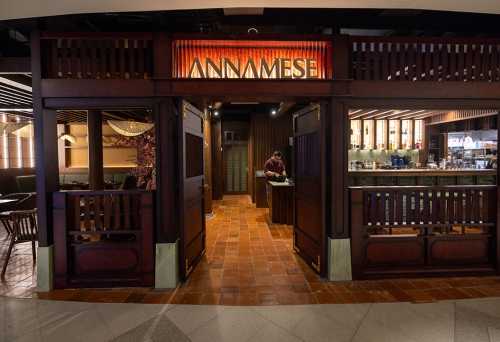 Entrance to Annamese Vietnamese