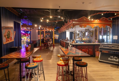 Interior of Archie Bros Cirque