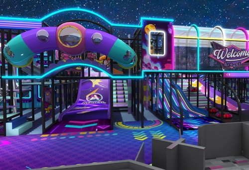Play equipment in Area 51 Redcliffe