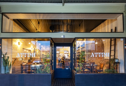 Exterior of Attimi Restaurant 