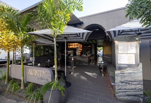 Terrace bar outside Aunty